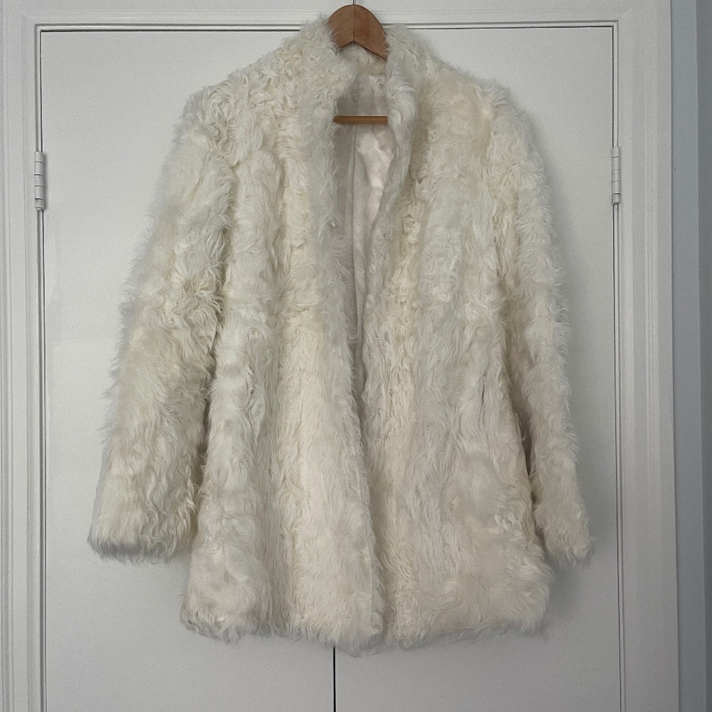Gorgeous Curly Lamb Shearling Jacket